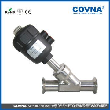 90 degree Angle Valve /2 Way Pneumatic Stainless Angle Seat Valve /Pneumatic Control Valve